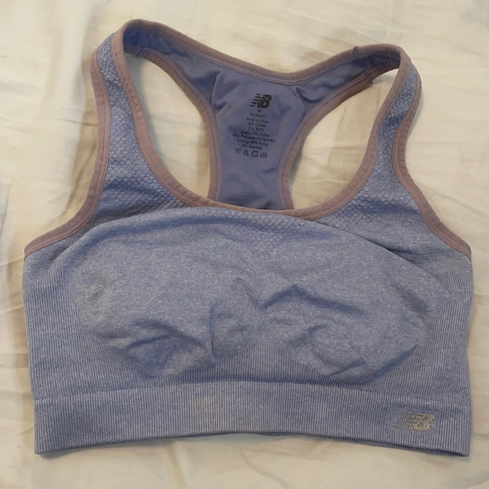Light purple sports bra